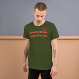 AUTISTIC NEPHEW = LIGHT OF MY LIFE | PREMIUM BELLA CANVAS TEE
