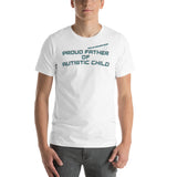 PROUD FATHER OF AUTISTIC CHILD | PREMIUM BELLA CANVAS TEE