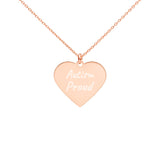 Autism Proud Engraved Necklace