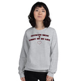 AUTISTIC NIECE = LIGHT OF MY LIFE | PREMIUM BELLA CANVAS LONG SLEEVE SWEATER