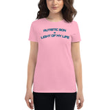 AUTISTIC SON = LIGHT OF MY LIFE | PREMIUM ANVIL TEE