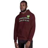 AUTISTIC NEPHEW = LIGHT OF MY LIFE | UNISEX HEAVY DUTY PULLOVER SWEATER