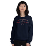 AUTISTIC NIECE = LIGHT OF MY LIFE | PREMIUM BELLA CANVAS LONG SLEEVE SWEATER