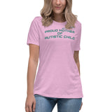 PROUD MOTHER OF AUTISTIC CHILD | PREMIUM FITTED BELLA CANVAS TEE