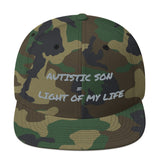 SNAP BACK HAT | AUTISTIC SON = LIGHT OF MY LIFE