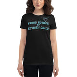 PROUD MOTHER OF AUTISTIC CHILD | PREMIUM FITTED ANVIL TEE