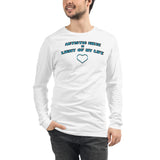 AUTISTIC NIECE = LIGHT OF MY LIFE | PREMIUM BELLA CANVAS LONG SLEEVE TEE