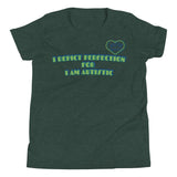 I DEPICT PERFECTION FOR  I AM AUTISTIC | YOUTH GIRLS FITTED