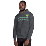 AUTISTIC NEPHEW = LIGHT OF MY LIFE | UNISEX HEAVY DUTY PULLOVER SWEATER