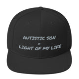 SNAP BACK HAT | AUTISTIC SON = LIGHT OF MY LIFE