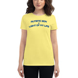 AUTISTIC SON = LIGHT OF MY LIFE | PREMIUM ANVIL TEE