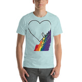 Love Autism Spectrum Rainbow | Unisex Premium Tee