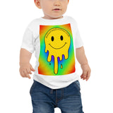 Rainbow Smiley | Baby Short Sleeve Tee