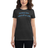 AUTISTIC SON = LIGHT OF MY LIFE | PREMIUM ANVIL TEE
