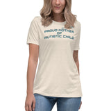PROUD MOTHER OF AUTISTIC CHILD | PREMIUM FITTED BELLA CANVAS TEE