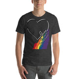 Love Autism Spectrum Rainbow | Unisex Premium Tee
