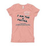 I AM THE X FACTOR. | GIRLS EXTREME COMFORT SLIM FIT SHIRT
