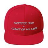 SNAP BACK HAT | AUTISTIC SON = LIGHT OF MY LIFE