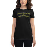 AUTISTIC DAUGHTER = LIGHT OF MY LIFE | PREMIUM ANVIL TEE