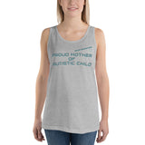 PROUD MOTHER OF AUTISTIC CHILD | PREMIUM BELLA CANVAS TANK TOP
