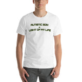 AUTISTIC SON = LIGHT OF MY LIFE | PREMIUM BELLA CANVAS TEE