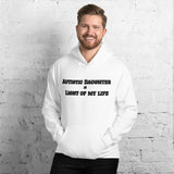AUTISTIC DAUGHTER = LIGHT OF MY LIFE | UNISEX HEAVY DUTY PULLOVER SWEATER
