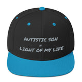 SNAP BACK HAT | AUTISTIC SON = LIGHT OF MY LIFE