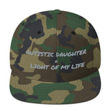 SNAP BACK HAT | AUTISTIC DAUGHTER = LIGHT OF MY LIFE