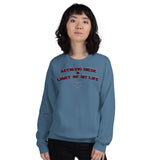 AUTISTIC NIECE = LIGHT OF MY LIFE | PREMIUM BELLA CANVAS LONG SLEEVE SWEATER