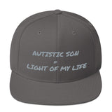 SNAP BACK HAT | AUTISTIC SON = LIGHT OF MY LIFE