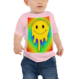 Rainbow Smiley | Baby Short Sleeve Tee