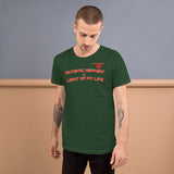 AUTISTIC NEPHEW = LIGHT OF MY LIFE | PREMIUM BELLA CANVAS TEE
