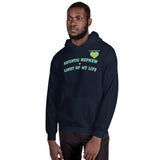 AUTISTIC NEPHEW = LIGHT OF MY LIFE | UNISEX HEAVY DUTY PULLOVER SWEATER