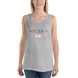 AUTISM AUNT | PREMIUM FITTED WOMAN'S BELLA CANVAS TANK TOP