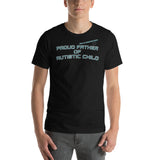 PROUD FATHER OF AUTISTIC CHILD | PREMIUM BELLA CANVAS TEE
