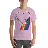 Love Autism Spectrum Rainbow | Unisex Premium Tee