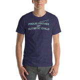 PROUD FATHER OF AUTISTIC CHILD | PREMIUM BELLA CANVAS TEE
