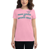 PROUD MOTHER OF AUTISTIC CHILD | PREMIUM FITTED ANVIL TEE