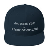 SNAP BACK HAT | AUTISTIC SON = LIGHT OF MY LIFE