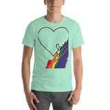 Love Autism Spectrum Rainbow | Unisex Premium Tee