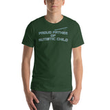PROUD FATHER OF AUTISTIC CHILD | PREMIUM BELLA CANVAS TEE