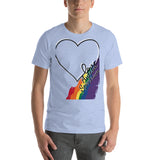 Love Autism Spectrum Rainbow | Unisex Premium Tee