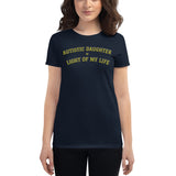 AUTISTIC DAUGHTER = LIGHT OF MY LIFE | PREMIUM ANVIL TEE