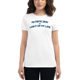 AUTISTIC SON = LIGHT OF MY LIFE | PREMIUM ANVIL TEE
