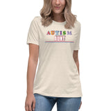 AUTISM AUNT | PREMIUM FITTED WOMAN'S BELLA CANVAS TEE