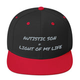 SNAP BACK HAT | AUTISTIC SON = LIGHT OF MY LIFE