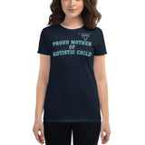 PROUD MOTHER OF AUTISTIC CHILD | PREMIUM FITTED ANVIL TEE