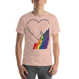 Love Autism Spectrum Rainbow | Unisex Premium Tee
