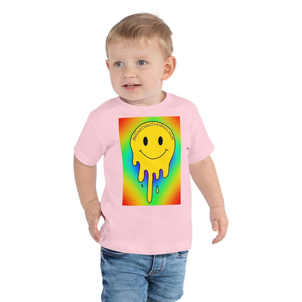 Rainbow Smiley | Toddler Tee