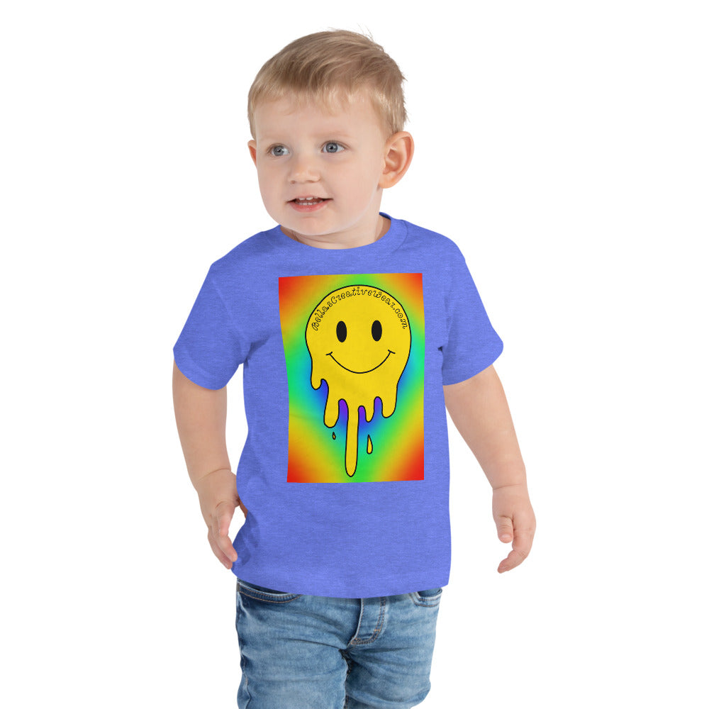 Rainbow Smiley | Toddler Tee